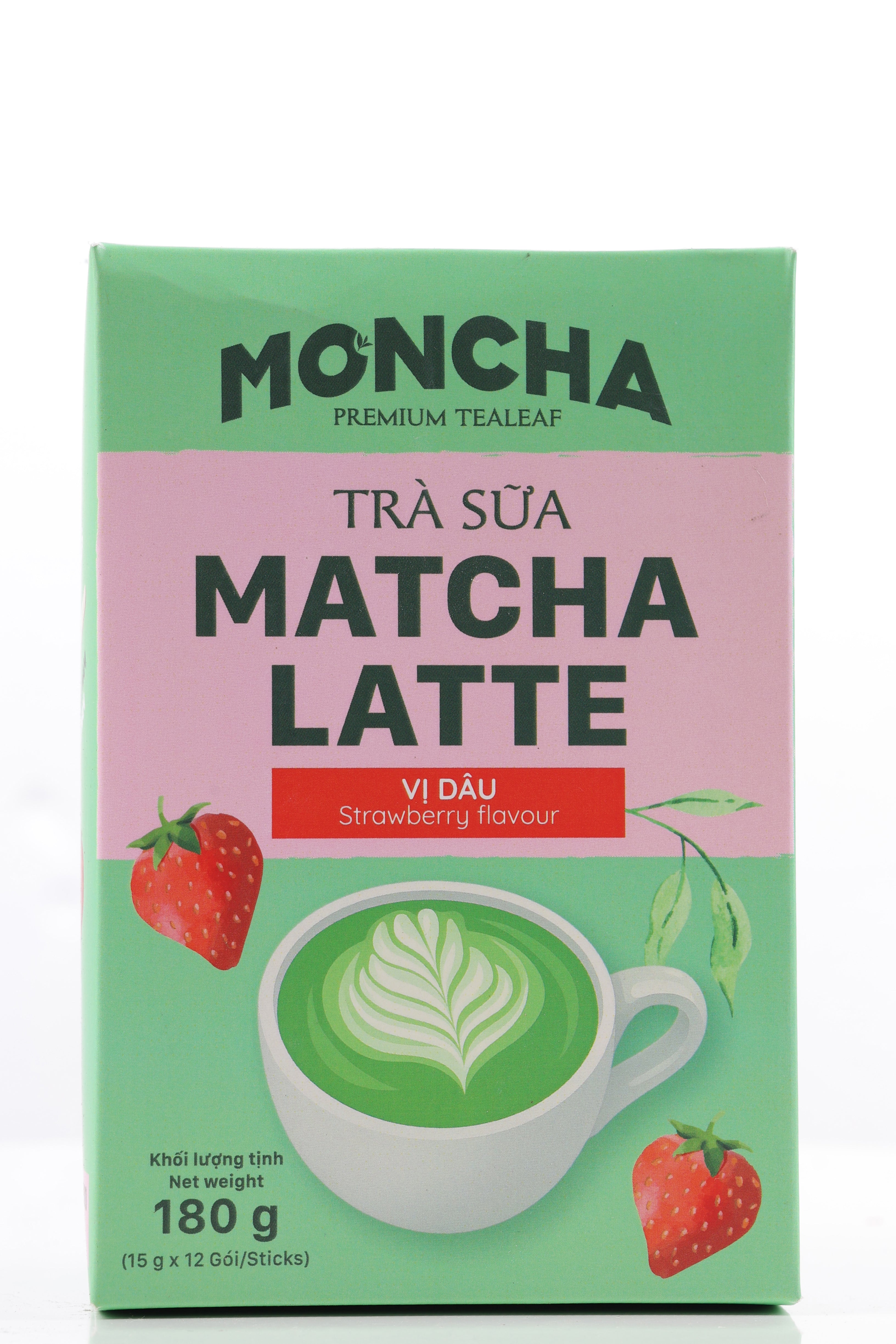 Matcha Latte Erdbeere